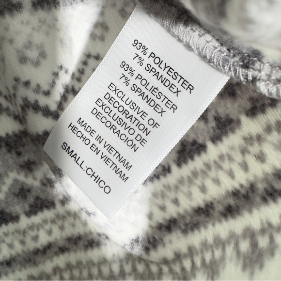 Nautica Womens 2 Piece Fleece Pajama Set V Neck Long Sleeve Pants With P… - Picture 12 of 13